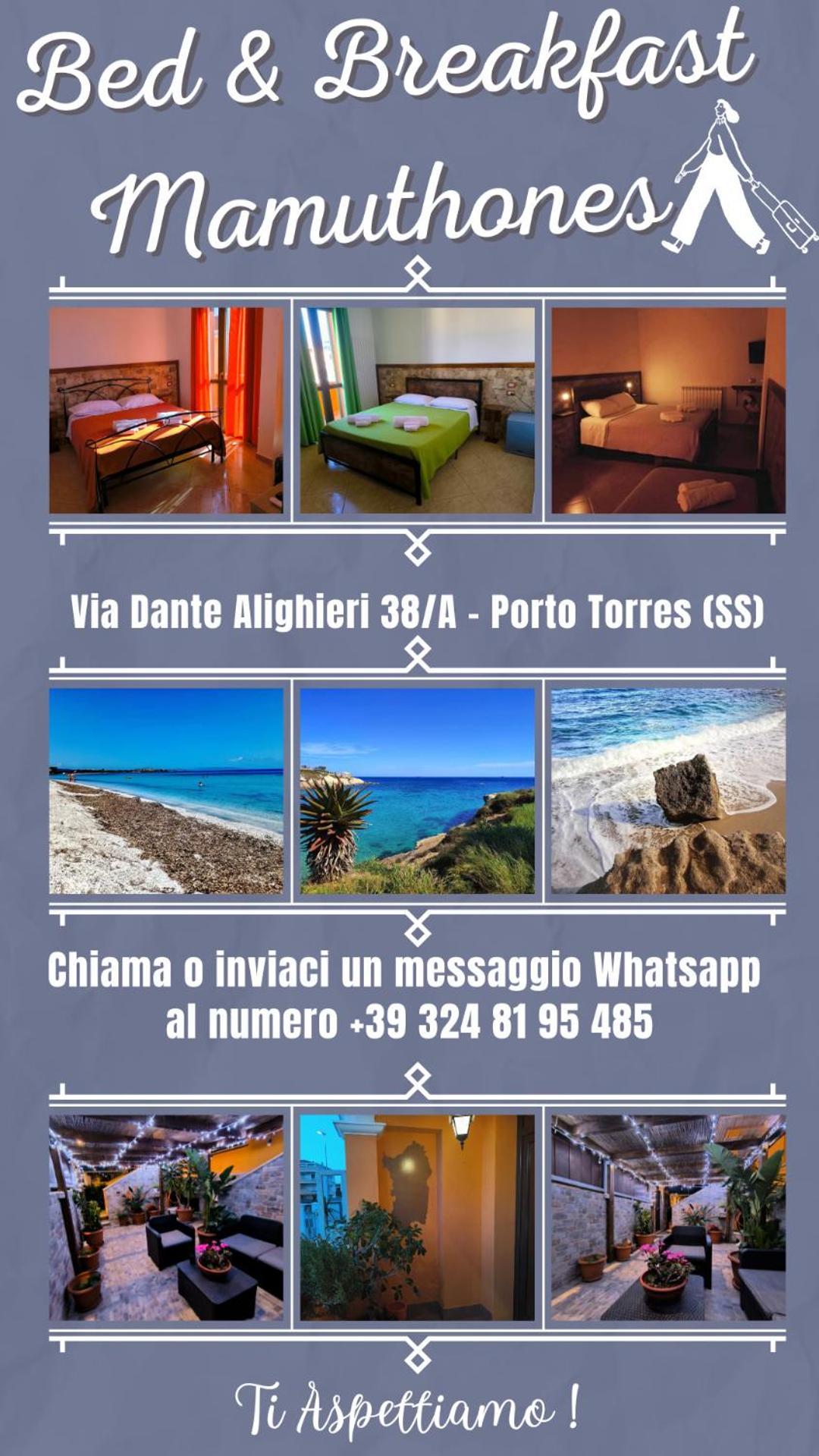 B&B Mamuthones Порто-Торрес Экстерьер фото